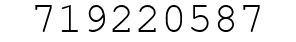 Number 719220587.