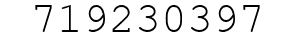 Number 719230397.