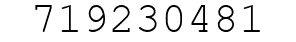 Number 719230481.