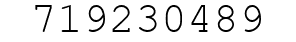 Number 719230489.