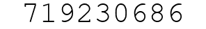 Number 719230686.