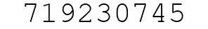 Number 719230745.