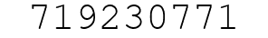 Number 719230771.