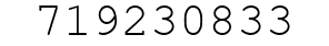 Number 719230833.