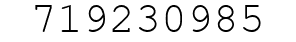 Number 719230985.