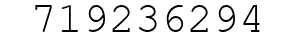 Number 719236294.