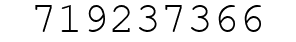 Number 719237366.