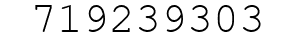 Number 719239303.