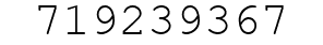 Number 719239367.