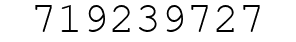 Number 719239727.