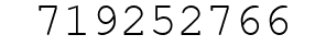 Number 719252766.