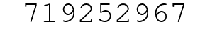 Number 719252967.