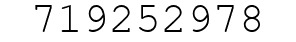 Number 719252978.