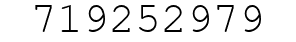 Number 719252979.