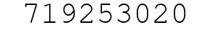 Number 719253020.
