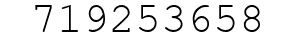 Number 719253658.