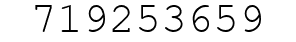 Number 719253659.