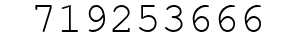 Number 719253666.
