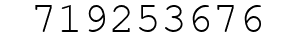 Number 719253676.