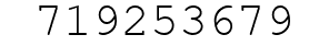 Number 719253679.