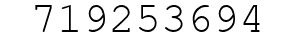 Number 719253694.