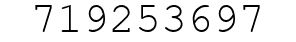 Number 719253697.