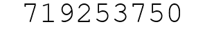 Number 719253750.