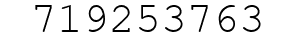 Number 719253763.