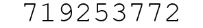 Number 719253772.