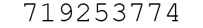 Number 719253774.