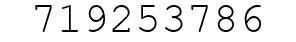 Number 719253786.