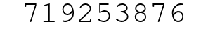 Number 719253876.