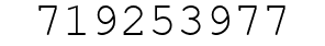 Number 719253977.
