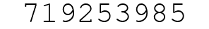 Number 719253985.