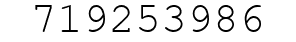 Number 719253986.