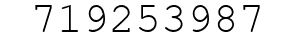 Number 719253987.