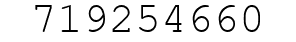 Number 719254660.