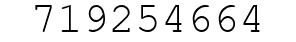 Number 719254664.