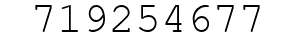 Number 719254677.