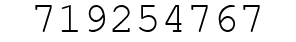 Number 719254767.