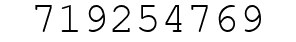 Number 719254769.