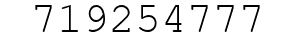Number 719254777.