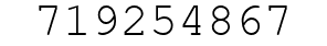 Number 719254867.