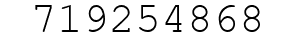 Number 719254868.