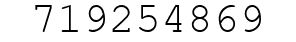 Number 719254869.
