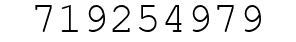 Number 719254979.