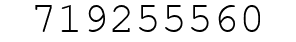 Number 719255560.