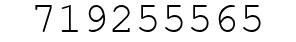 Number 719255565.