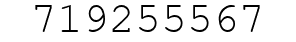 Number 719255567.