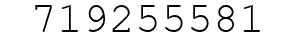 Number 719255581.
